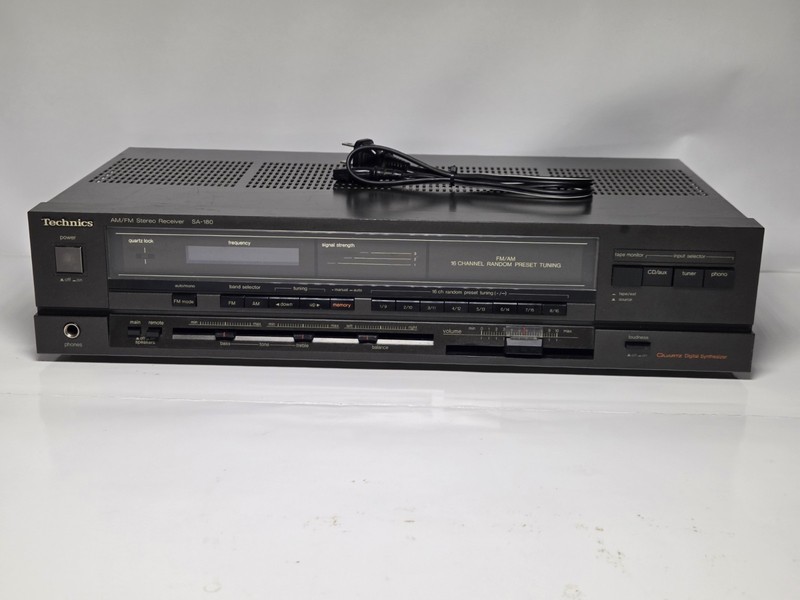Technics SA-180 Receiver HiFi Stereo Vintage Home Audio 2 Channel Phono