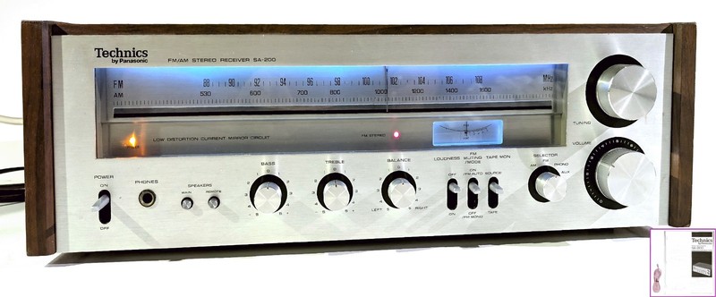 🔥【PRO SERVICED】Technics SA-200 Stereo 50W Receiver!~XSTR/LED UPGRADES💥GUARANTY