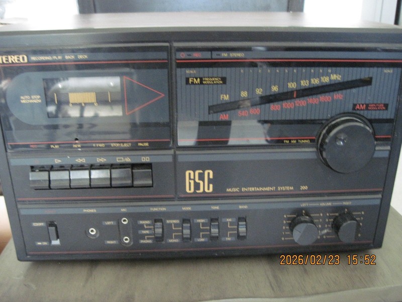 Extremely Rare Vintage G5C Music Entertainment System 200