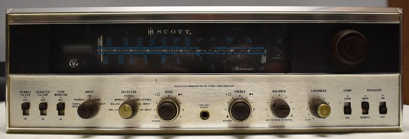 Vintage H.H. Scott Stereomaster 380 Solid State Wideband AM/FM Stereo Amplifier