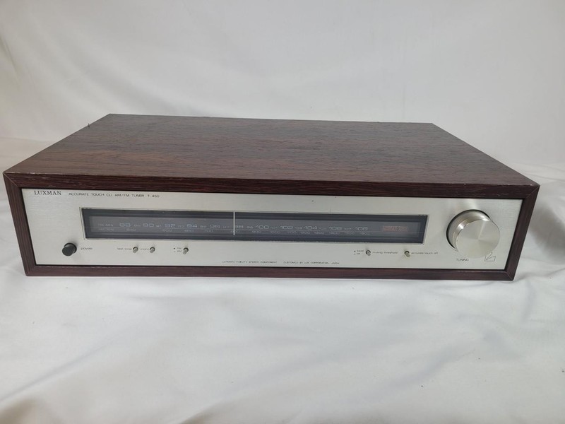 Rare Vintage Luxman T-450 AM/FM Stereo Analog Tuner- Untested