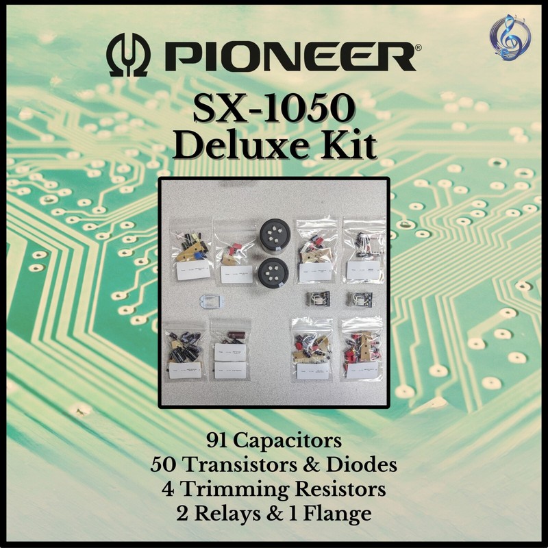 Pioneer SX-1050 Receiver Deluxe Upgrade Kit Genuine Parts Restoration gallery