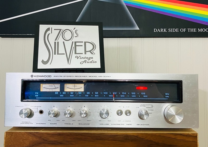 Kenwood KR-3090 AM/FM Stereo Receiver: Tested/Service/Working. New LED’s. 26 WPC