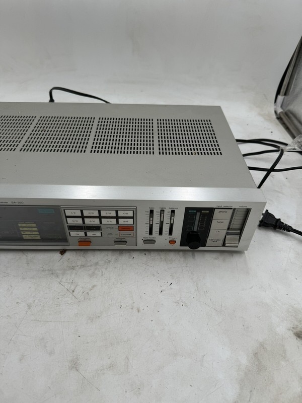 Technics SA-350 Quartz Synthesizer TV/FM/AM Stereo Receiver Untested gallery