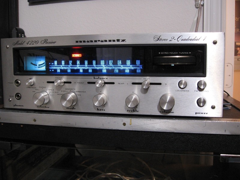 MARANTZ 4220 AM/FM QUAD RECEIVER MOSTLY WORKING SELLING AS PARTS OR REPAIR