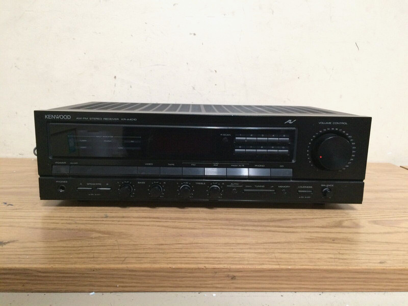 Kenwood KR-A4010 AM/FM Stereo Receiver w/ Phono Input Tested and Working gallery