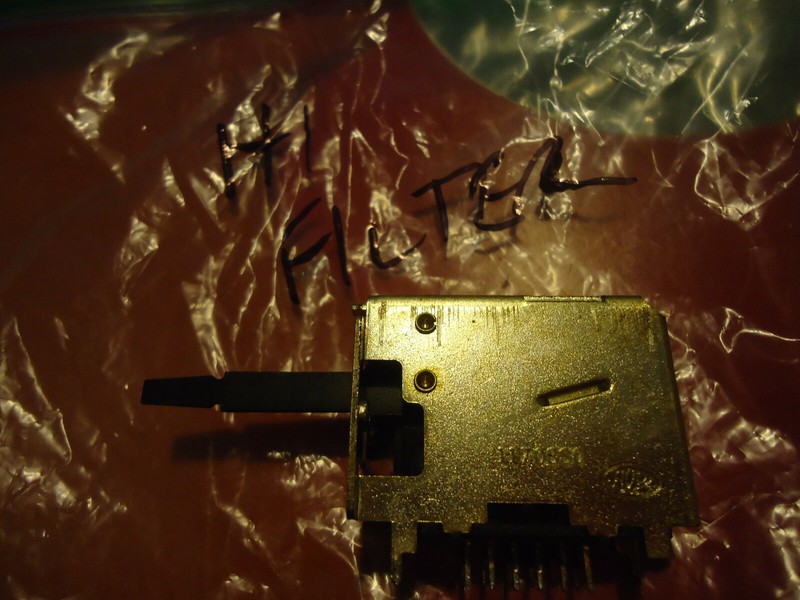 Sansui QRX-9001 Quad Receiver Parting Out Hi Filter Switch