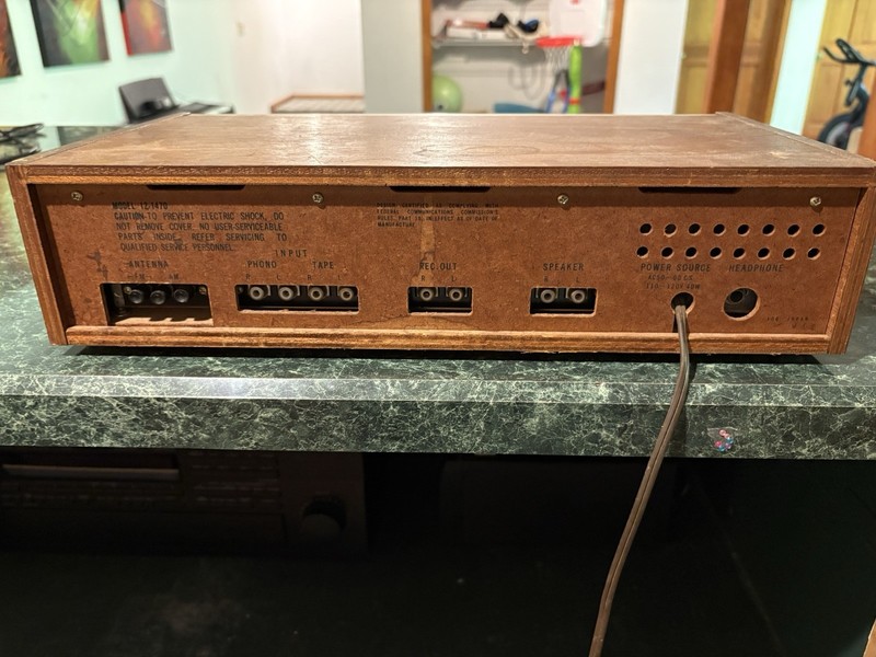 Realistic Vintage Stereo Receiver Model 12-1470 Made In Japan Untested gallery
