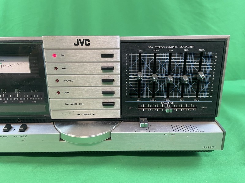 Vintage JVC JR-S201 35W AM/FM Integrated Stereo Receiver 1978 Tested Works Read gallery