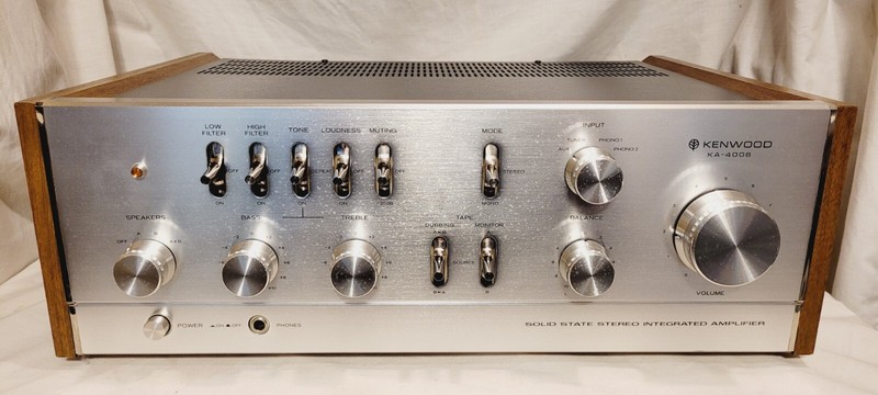 Vintage Kenwood KA-4006 Solid State amplifier TESTED, WORKS GREAT
