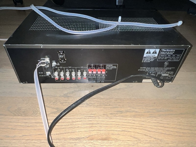 Technics SA-EX110 AV Control Stereo Receiver AM/FM Radio - Tested- gallery