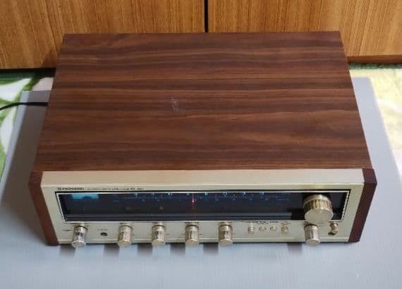 PIONEER SX-434 VINTAGE AM FM STEREO RECEIVER RADIO TUNER 1974 TESTED WORKING gallery