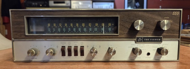 Legendary 1966 The Fisher 550T AM/FM Stereo Receiver Rare