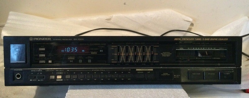 Vintage Pioneer Model SX-1000 Stereo Receiver – Parts or Repair