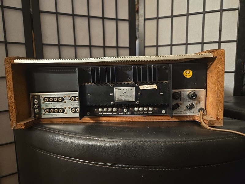 Fisher 500-T Vintage Stereo Receiver Amplifier UNTESTED- FOR PARTS OR REPAIR gallery