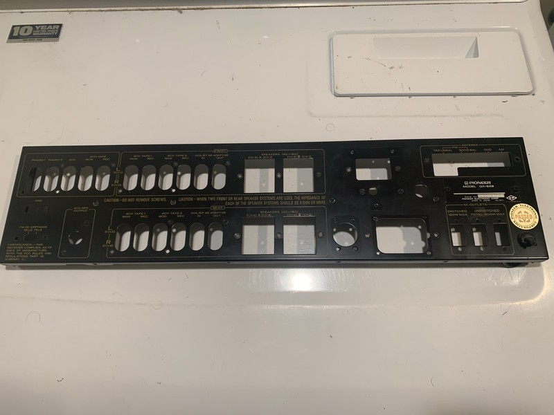 Pioneer QX-949 Stereo / Quad Receiver Parting Out Rear Panel