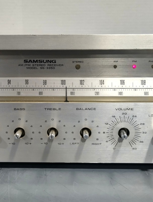 Samsung SS-3550 45W Per Channel 8Ω Vintage AM/FM Receiver - Partially Tested gallery