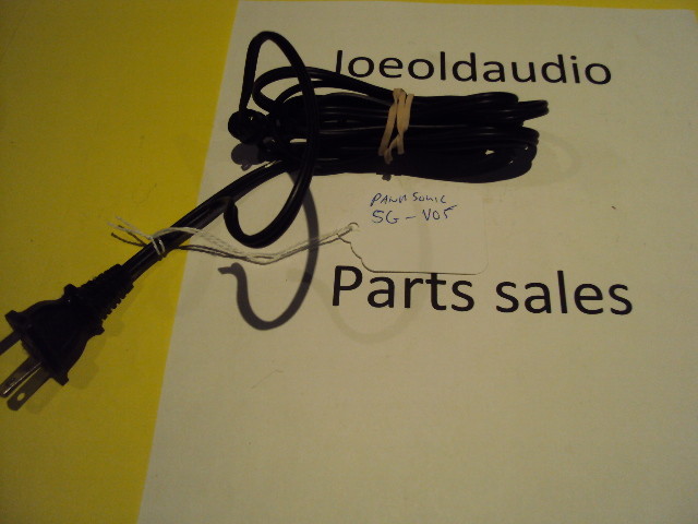 Panasonic SG-V05 Combo Unit AC Line Cord w/ Strain Relief. Parting Out SG-V05