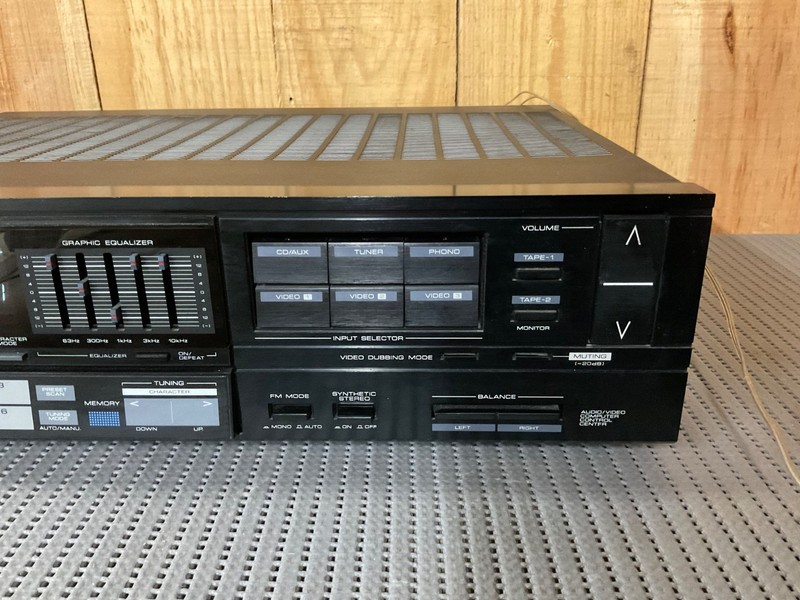 Vintage 1988 Kenwood KR-V45 AM/FM 2 Channel Stereo Receiver 5 Band EQ - Working gallery