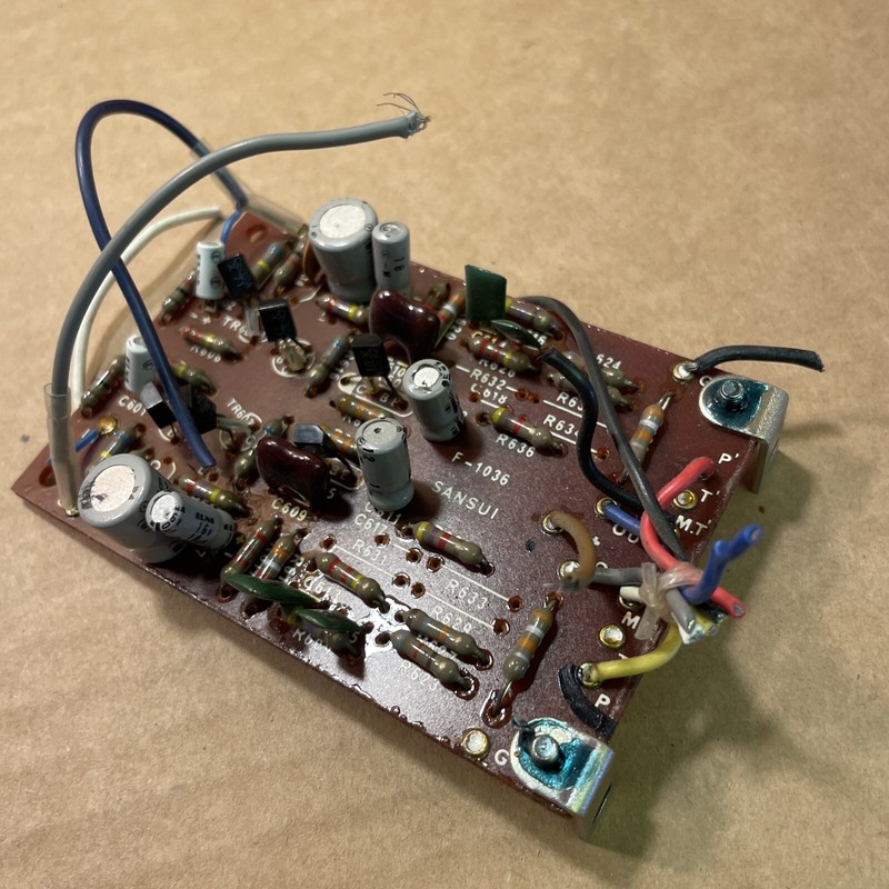Sansui 5000x Receiver Genuine Parts - Control Board F-1036 gallery