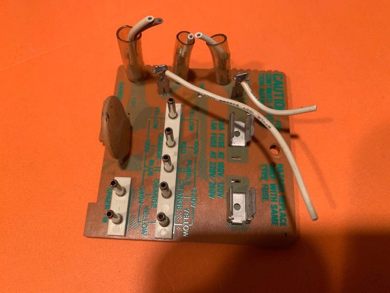 Sansui G-3000 Vintage Stereo Receiver Parting Out Fuse Board