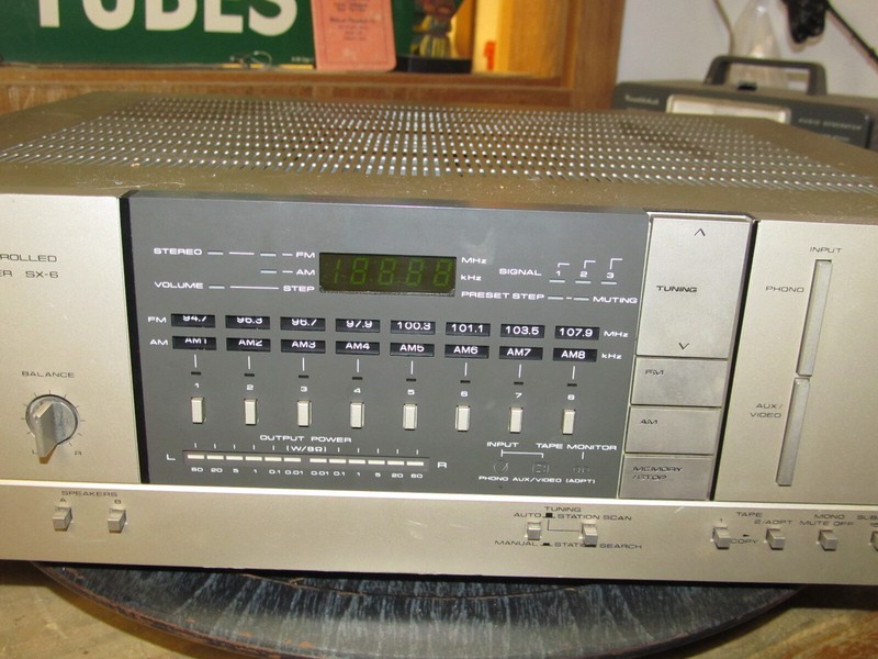 Vintage Pioneer SX-6 FM/AM Computer Controlled Stereo Receiver, NEEDS SERVICE gallery