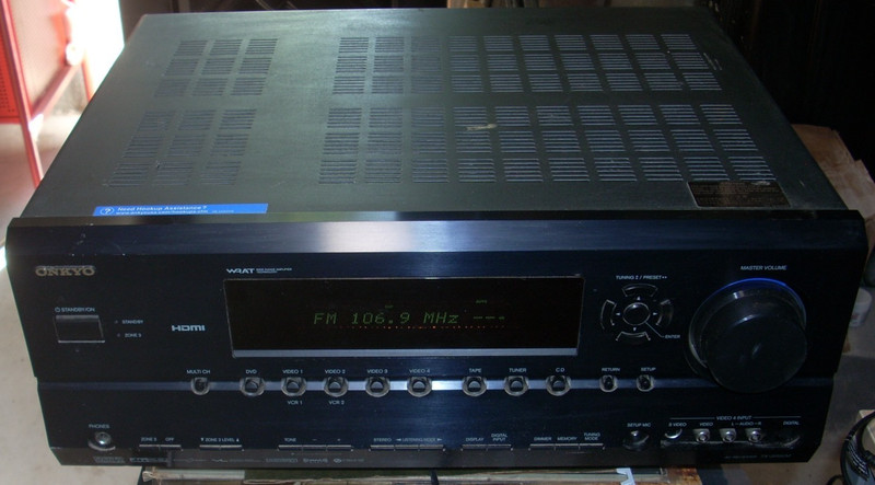 ONKYO TX-SR604 av receiver bluetooth wrat hdmi - NO RETURNS...PARTS ONLY -