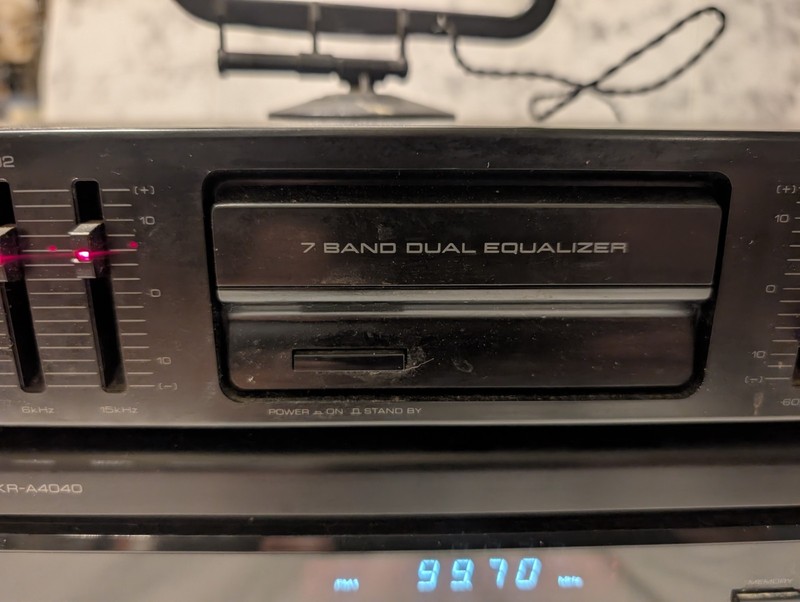 KENWOOD KR-A4040 AM/FM Stereo Receiver & Ge-292 Equalizer Tested Works gallery