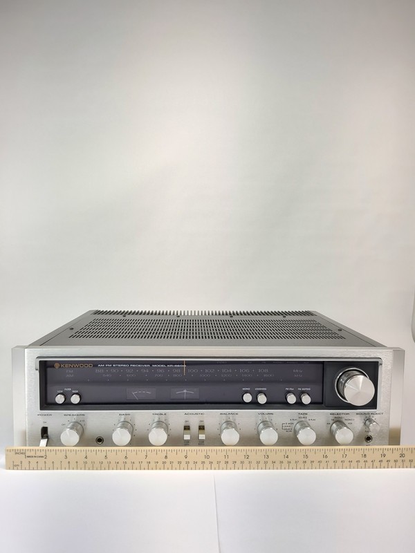 Kenwood KR-6600 AM-FM Stereo Tuner Amplifier Receiver Parts or Repair gallery