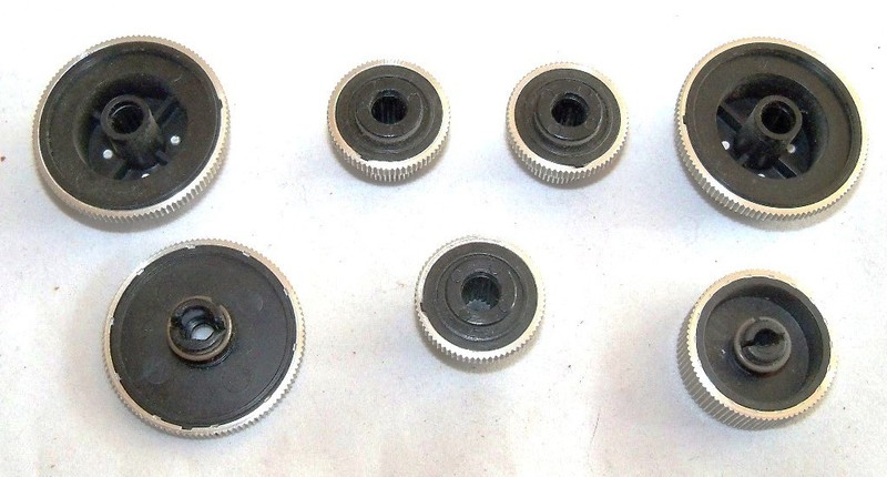 7 VINTAGE RECEIVER/AMP KNOBS BRAND UNKNOWN gallery