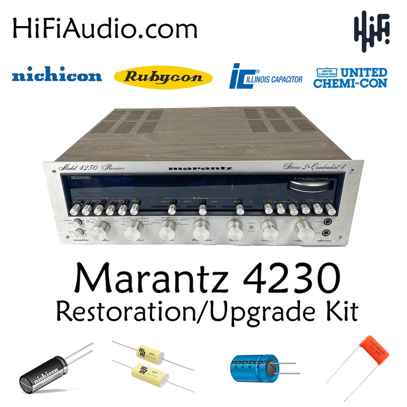 Marantz 4230 receiver rebuild restoration recap upgrade kit fix repair capacitor