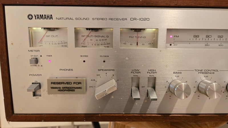 YAMAHA CR-1020 Natural Sound AV Vintage Monster Receiver Pristine Condition gallery