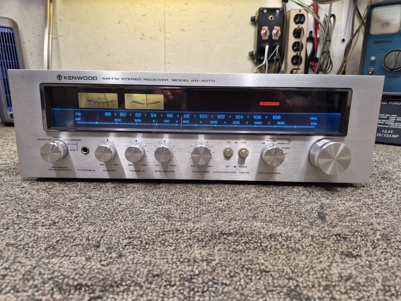 Kenwood KR 4070 Receiver, serviced, LED upgrade