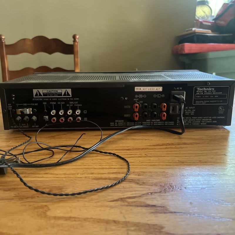 Technics SA-290 AM/FM Stereo Receiver gallery