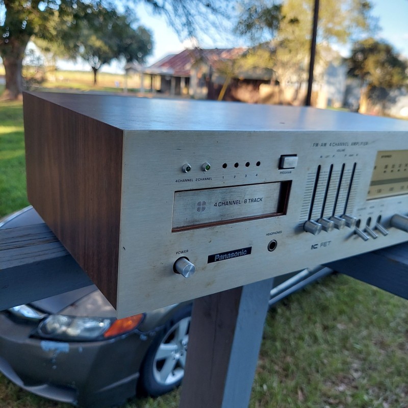 Vintage Panasonic RE-8420 QUAD 8-Track Stereo Receiver 4-Channel Amplifier *READ gallery