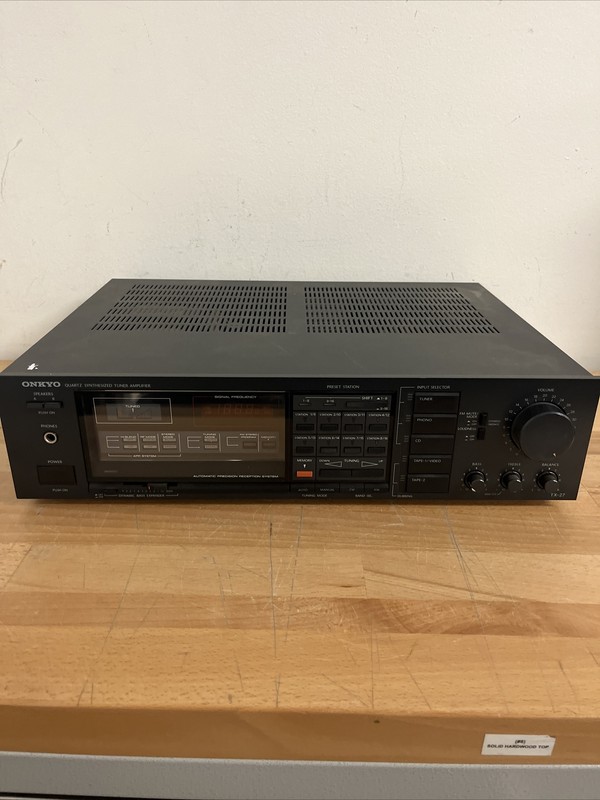 ONKYO Vintage Stereo Receiver Model TX-27 WORKING