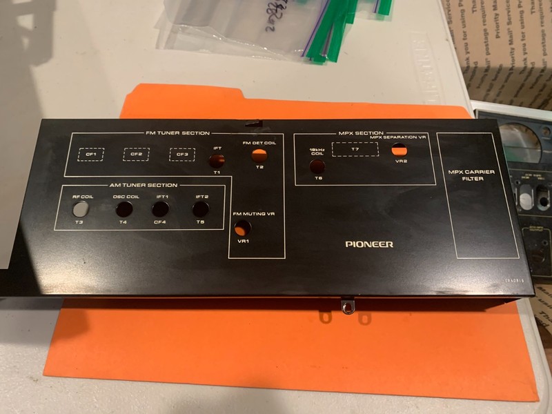 Pioneer SX-828 Vintage Stereo Receiver – AM FM Tuner Metal Cover