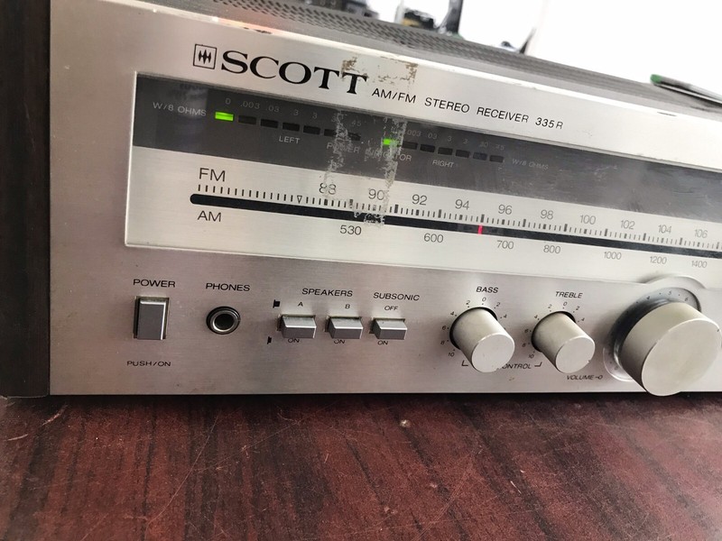 Vintage HH Scott 335R Stereo Receiver AM/FM PLEASE READ gallery