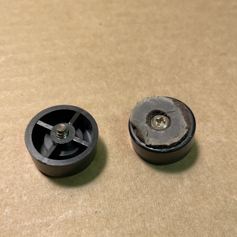 Pioneer SX Series Parts: 2 (pair) Bottom Feet Legs SX-750 SX-650 SX-550 SX-450 gallery