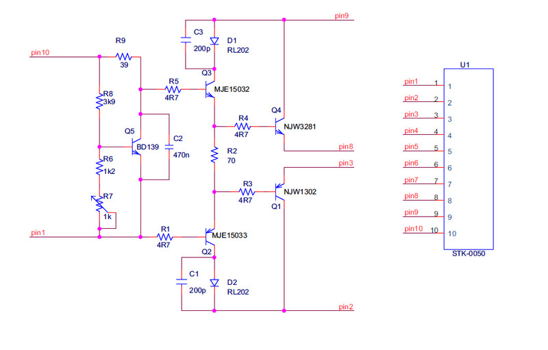 STK-0050 (STK-0050-II) STK-0070 Module pcb, heatsink, hardware for two channels gallery
