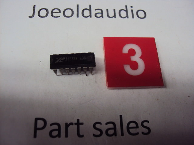 75B3BK Integrated Circuit Pulled Part. Removed From A Working Vintage Receiver.