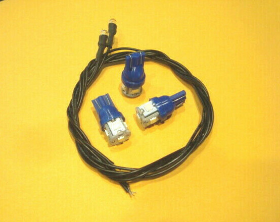 Pioneer SX-450 550 650 Receiver Full LED Replacement Kit Cool Blue WEdge Lamps