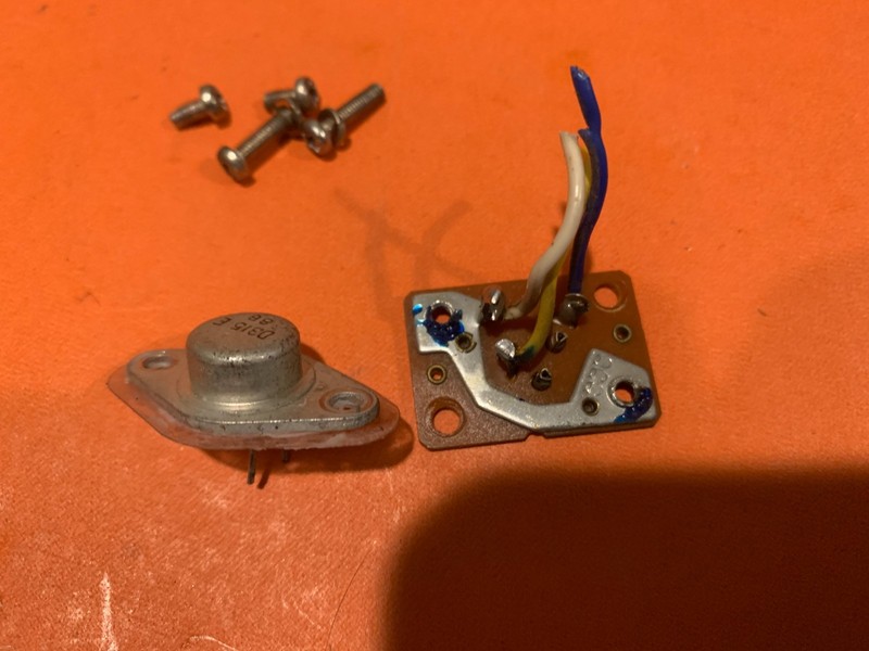 Marantz 2230 Stereo Receiver Parting Out – Power Supply Transistor Assembly