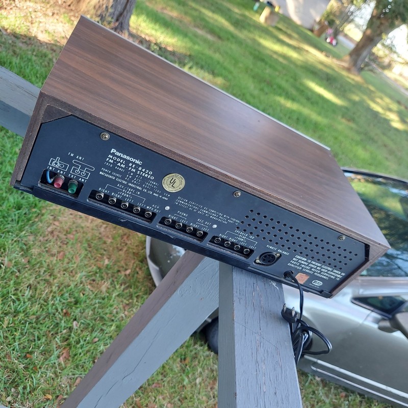Vintage Panasonic RE-8420 QUAD 8-Track Stereo Receiver 4-Channel Amplifier *READ gallery