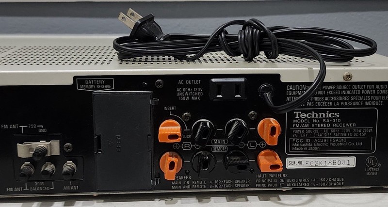 Technics SA-310 Quartz Synthesis AM/FM Stereo Receiver gallery