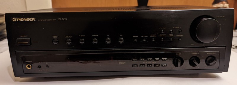 Pioneer Sx-203 receiver