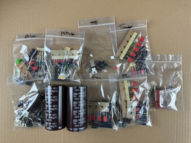Sansui 9090 COMPLETE Rebuild Kit Recap Set 990 Transistors Relays Main Caps