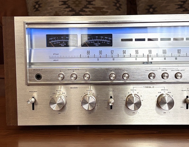 PIONEER SX-1280 AMFM Stereo Receiver 185 Watt Re-Capped Bench Service Near MINT! gallery