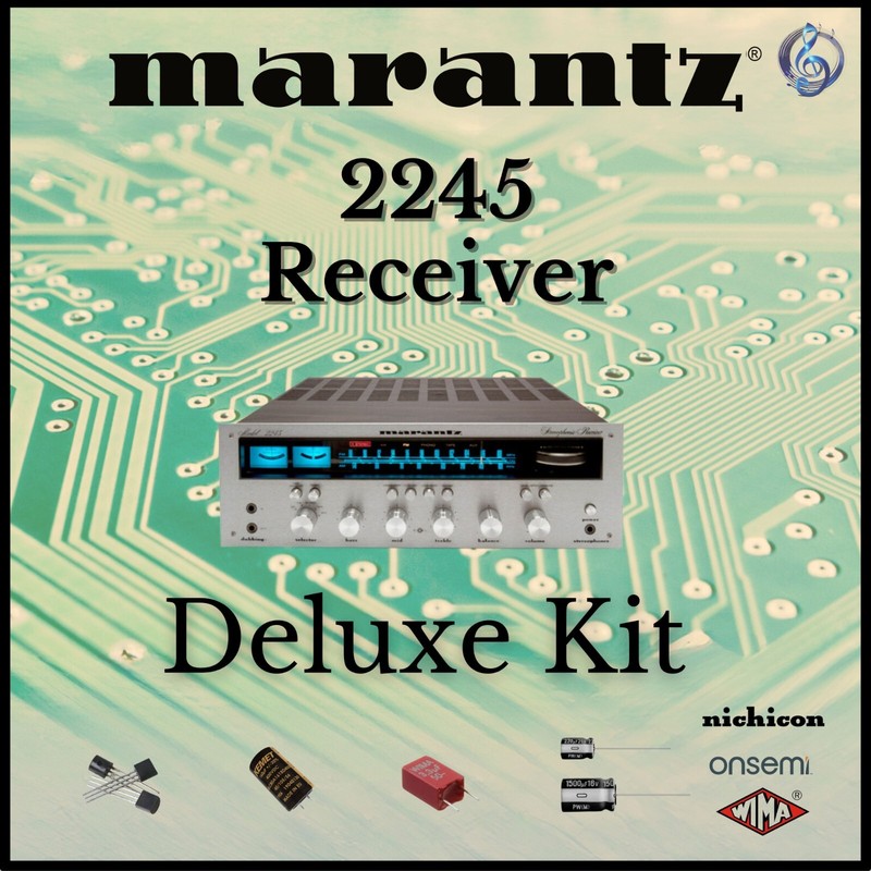 Marantz 2245 Receiver Deluxe Upgrade Kit Genuine Parts Restoration