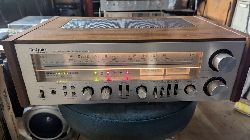 Technics SA-600 Recently Serviced Stereo Receiver Vintage 70 Watts BIG SOUND